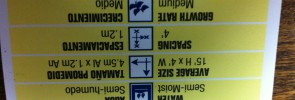 Read the plant tag before purchase to determine proper spacing.